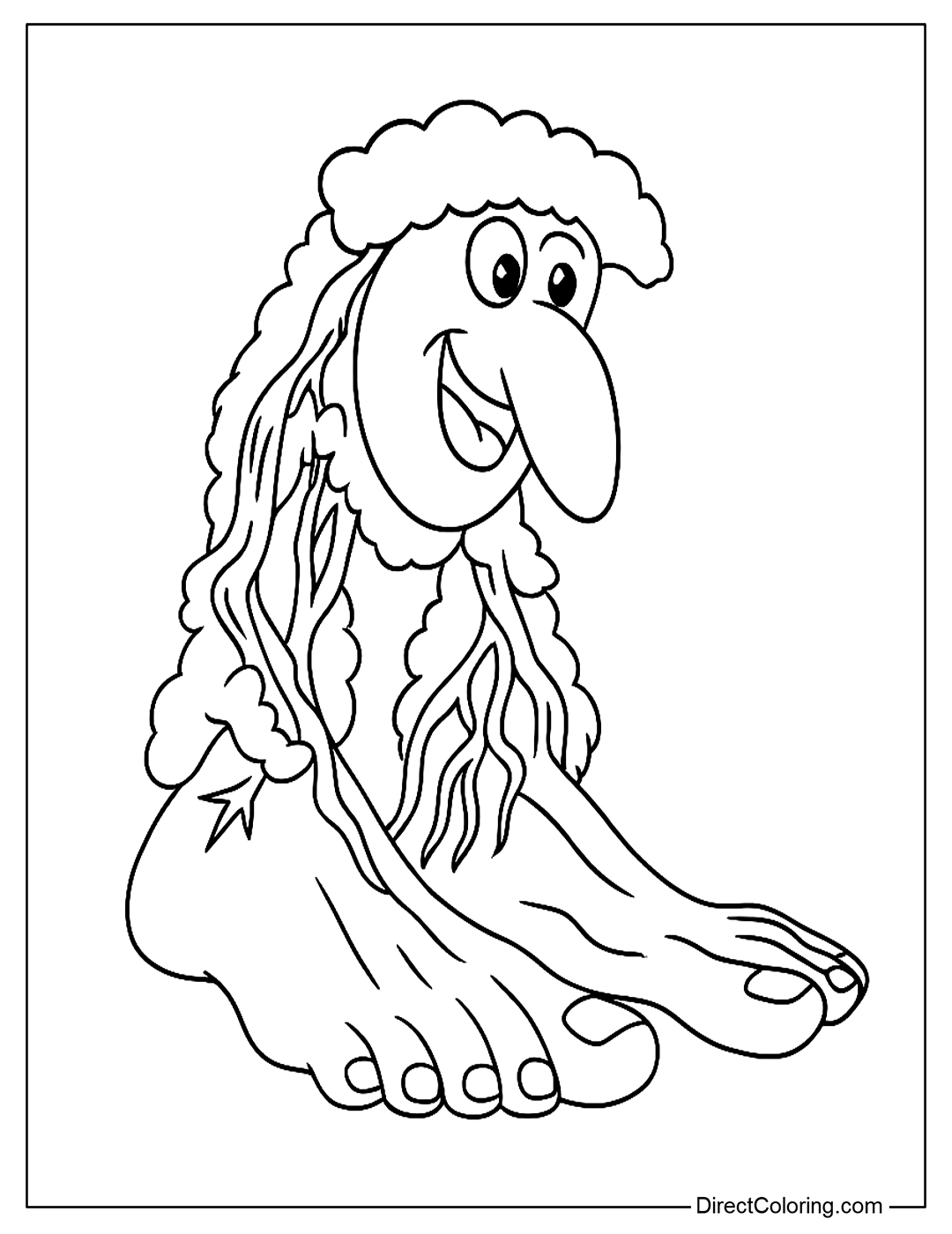 Happy Brr Brr Patapim Coloring Page Free